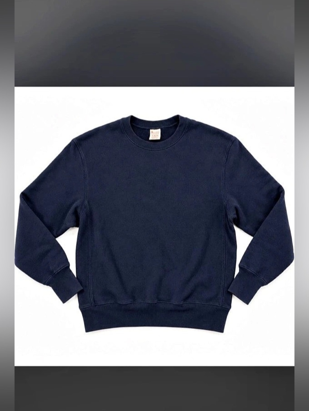 Champion Reverse Weave Crewneck Sweatshirt Navy